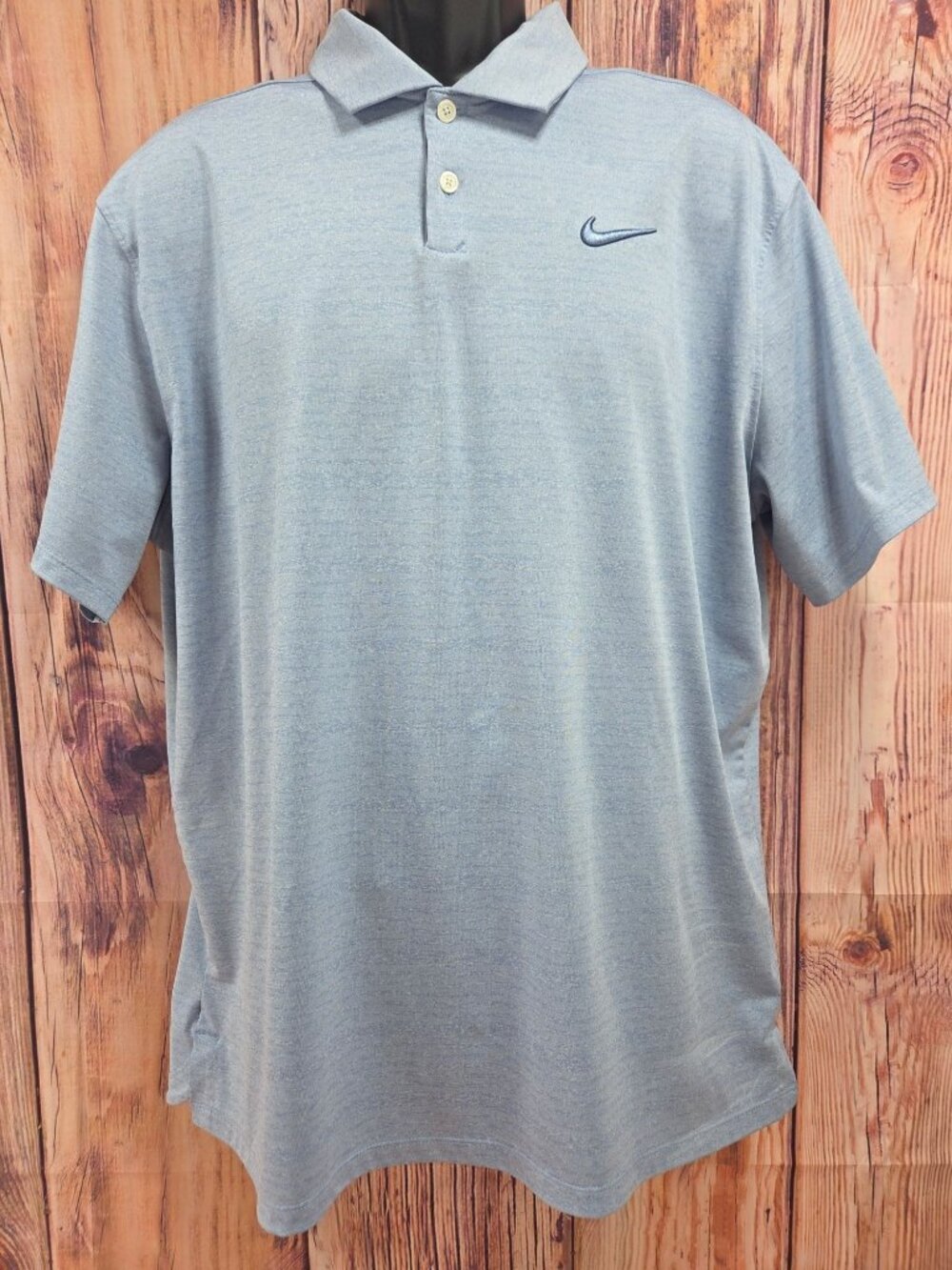 Nike Dri-Fit Mens Light Blue Polo Size XL